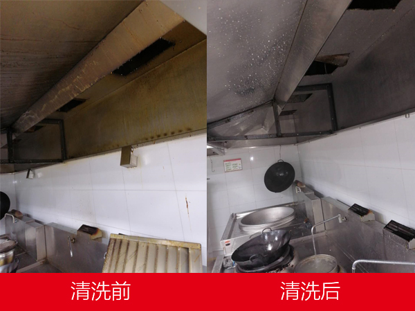 清洗對(duì)比圖
